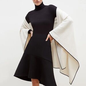 M.M.Lafleur The Angelou Shawl—Contrast Cotton Cashmere